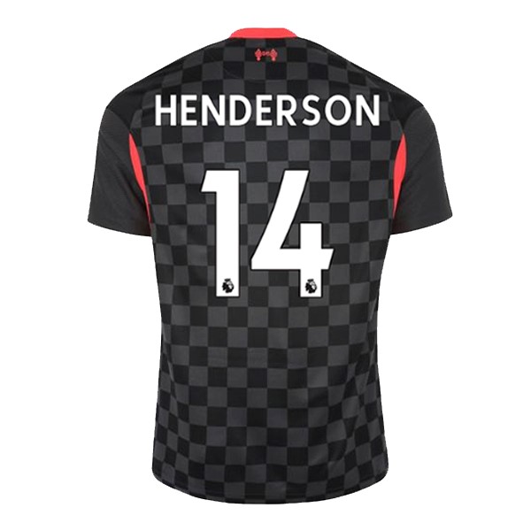 Maillot Football Liverpool NO.14 Henderson Third 2020-21 Noir